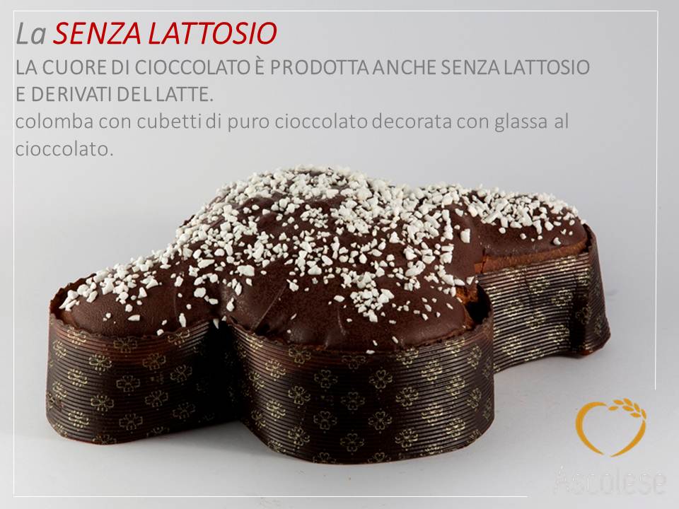 Colomba artigianale SENZA LATTOSIO, naturalmente buona e più leggera