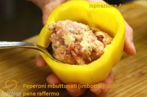 Peperoni imbottiti con pane raffermo