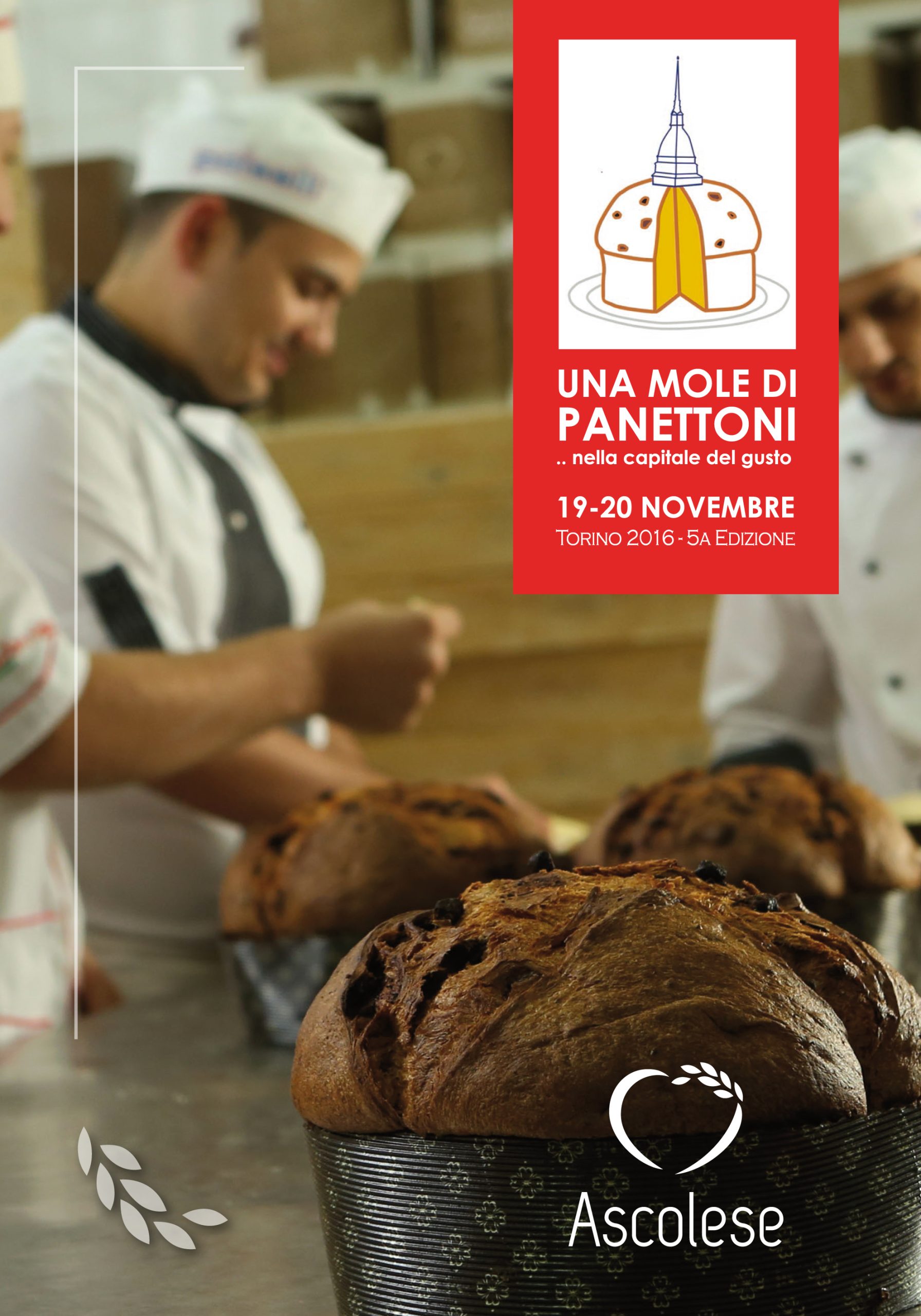 L’artigianale Ascolese a Torino per Una Mole di Panettoni dal 19 al 20 novembre