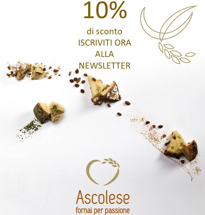 Panettone artigianale. 10% di sconto, iscriviti ora alla newsletter