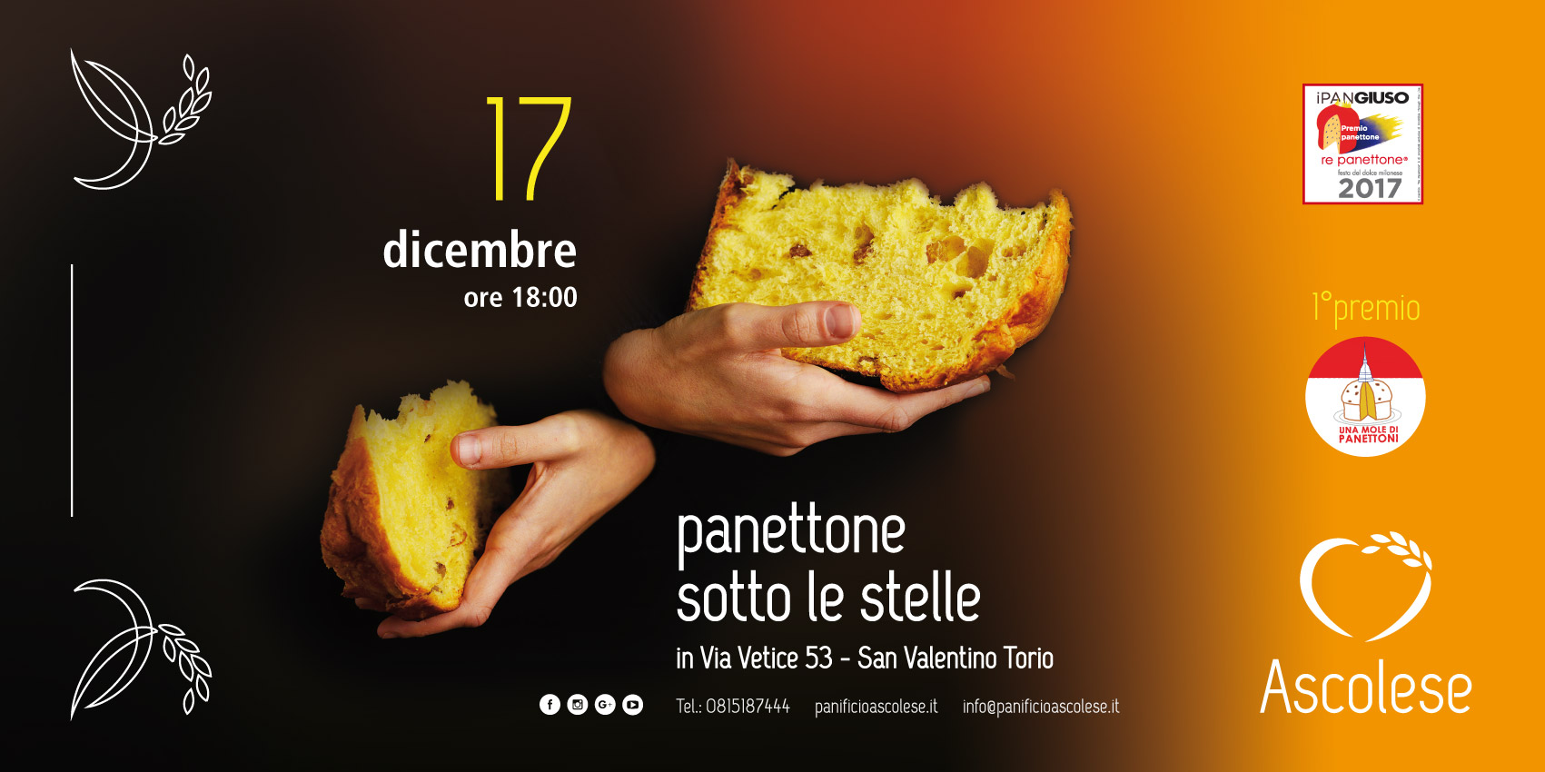 Panettone sotto le stelle, a San Valentino Torio la festa dell’artigianale più premiato d’Italia